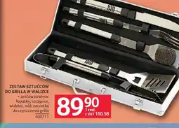 Selgros Zestaw sztućców do grilla w walizce oferta