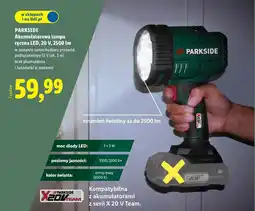 Lidl Akumulatorowa lampa ręczna LED, 20 V, 2500 lm oferta