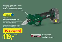 Lidl Akumulatorowy sekator, 20 V oferta