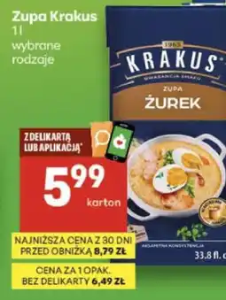 Delikatesy Centrum Zupa Krakus oferta