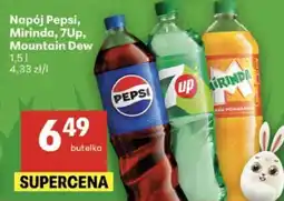 Delikatesy Centrum Napój Pepsi, Mirinda, 7Up, Mountain Dew oferta
