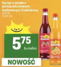 Delikatesy Centrum Syrop o smaku: pomarańczowym, malinowym Codzienny oferta