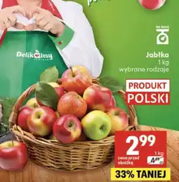 Delikatesy Centrum Jabłka wybrane rodzaje oferta