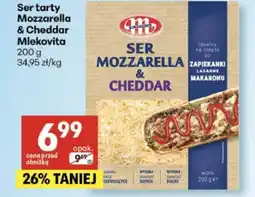 Delikatesy Centrum Ser tarty Mozzarella & Cheddar Mlekovita oferta