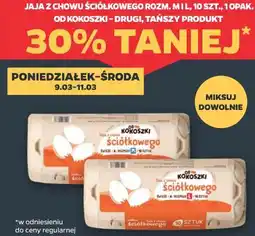 Netto Jaja z chowu ściółkowego Od Kokoszki rozm. M i L, 10 szt oferta