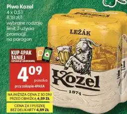 Delikatesy Centrum Piwo Kozel oferta