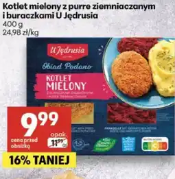 Delikatesy Centrum Kotlet mielony z purre ziemniaczanym i buraczkami U Jędrusia oferta