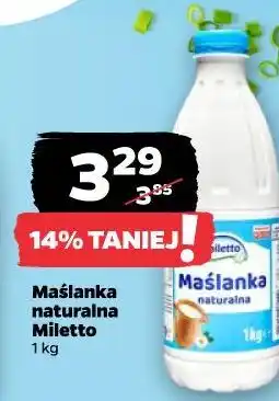 Netto Maślanka naturalna Miletto oferta