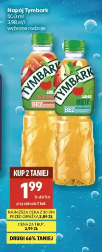 Delikatesy Centrum Napój Tymbark 500 ml wybrane rodzaje oferta