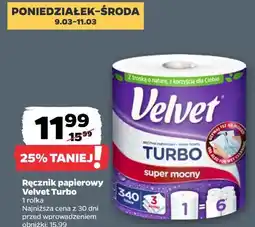 Netto Ręcznik papierowy Velvet Turbo 1 rolka oferta
