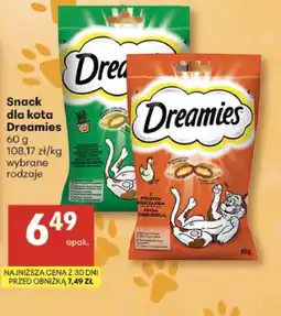 Delikatesy Centrum Snack dla kota Dreamies wybrane rodzaje oferta