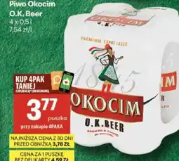 Delikatesy Centrum Piwo Okocim O.K. Beer oferta