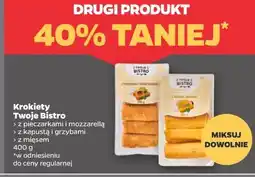 Netto Krokiety Twoje Bistro z pieczarkami i mozzarellą oferta