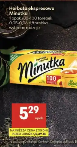 Delikatesy Centrum Herbata ekspresowa Minutka oferta