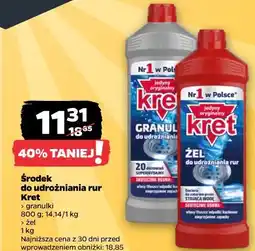 Netto Środek do udrożniania rur Kret (granulki, żel) oferta