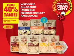 Biedronka Wszystkie mrożone pierogi i krokiety Nasze Smaki oferta