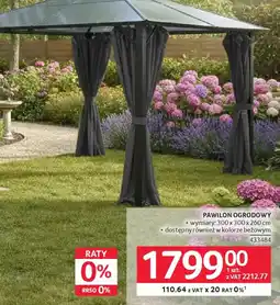 Selgros Pawilon ogrodowy oferta