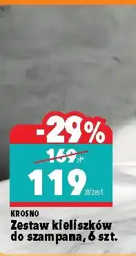 Biedronka Zestaw kieliszków do szampana oferta