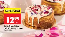 Biedronka Sernik baskijski dekorowany oferta