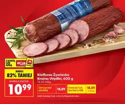 Biedronka Kraina Wędlin Kiełbasa Zywiecka oferta
