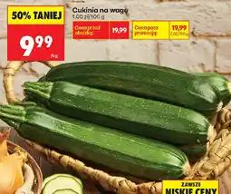 Biedronka Cukinia na wagę oferta
