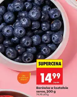 Biedronka Borówka w kształcie serca oferta