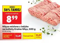 Biedronka Kraina Mięs Mięso mielone z indyka oferta