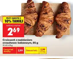 Biedronka Croissant z nadzieniem orzechowo-kakaowym oferta
