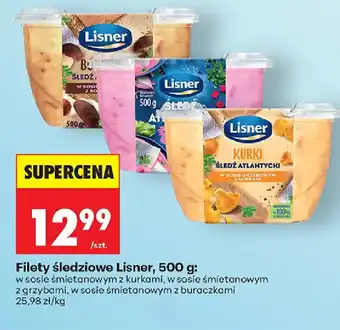 Biedronka Filety śledziowe Lisner oferta