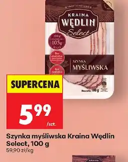 Biedronka Szynka myśliwska Kraina Wędlin Select oferta