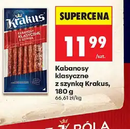 Biedronka Krakus Kabanosy klasyczne oferta