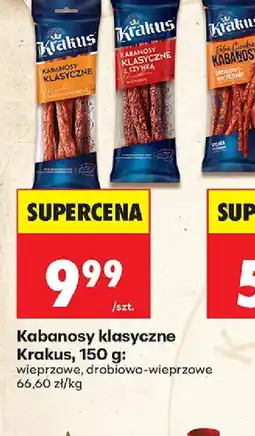 Biedronka Kabanosy klasyczne Krakus oferta