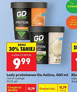 Biedronka Lody proteinowe Go Active oferta