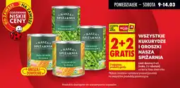 Biedronka Kukurydze i groszki nasza spiżarnia oferta