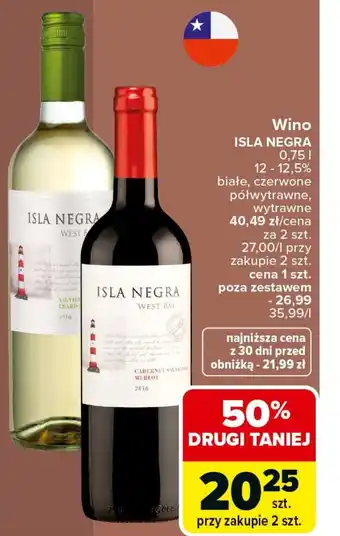 Carrefour Market Wino ISLA NEGRA oferta