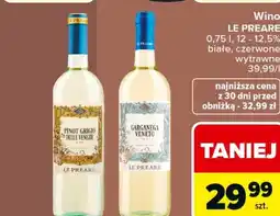 Carrefour Market Wino LE PREARE 0,75 l, 12 - 12,5% białe, czerwone wytrawne oferta