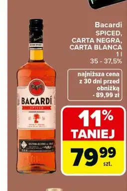 Carrefour Market Bacardi SPICED, CARTA NEGRA, CARTA BLANCA oferta