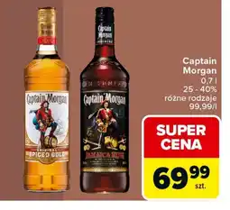 Carrefour Market Captain Morgan 0,7 l różne rodzaje oferta