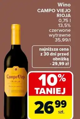 Carrefour Market Wino CAMPO VIEJO RIOJA oferta