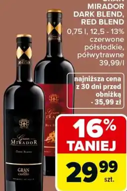 Carrefour Market Wino GRAN MIRADOR DARK BLEND, RED BLEND oferta