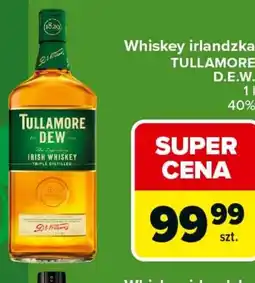 Carrefour Market Whiskey irlandzka TULLAMORE D.E.W oferta