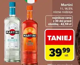 Carrefour Market Wino musujące MARTINI 0,75 l, 7,5 - 11,5% białe słodkie, wytrawne oferta