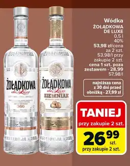Carrefour Market Wódka ŻOŁĄDKOWA DE LUXE oferta