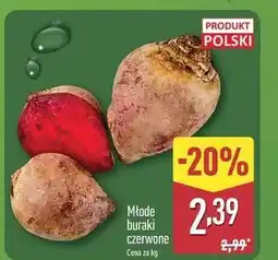 ALDI Młode buraki czerwone oferta