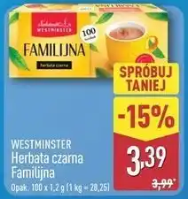 ALDI Herbata czarna Familijna oferta