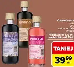 Carrefour Market Koskenkorva 0,5 l 21% różne rodzaje oferta