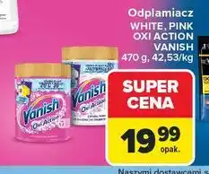 Carrefour Odplamiacz w proszku white Vanish Oxi Action oferta