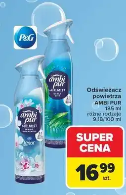 Carrefour Odświezacz powietrza ocean mist Ambi Pur Freshelle oferta