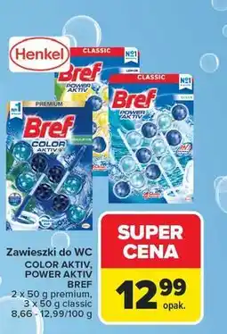 Carrefour Kostka do wc 4 function lemon Bref Power Aktiv oferta