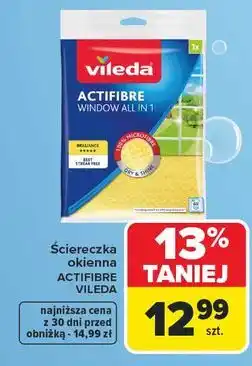 Carrefour Ściereczka actifibre Vileda oferta